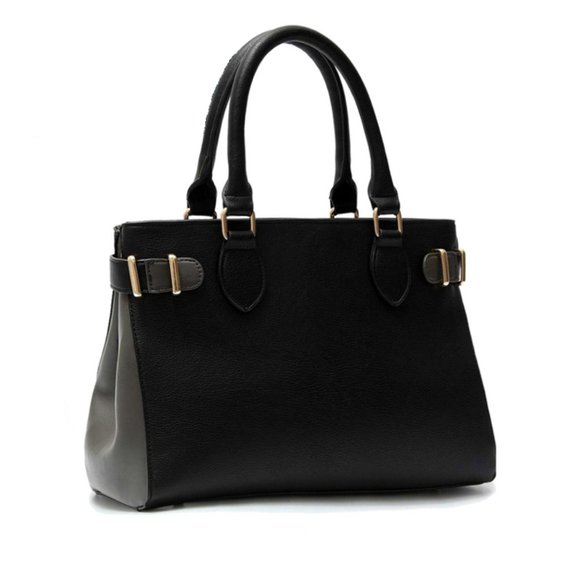 Handbags - Black Fashion Solid Slim Satchel Handbag